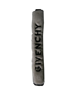 Givenchy Furry Logo Strap Cover, Faux Fur, White, B,3*
